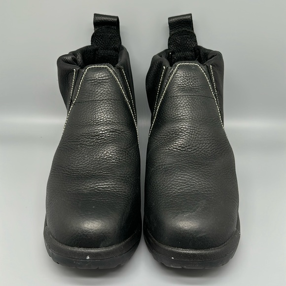 Florsheim Hercules Steel Toe Black Leather Work Boots Men's Sz 10 EEE - Picture 2 of 9